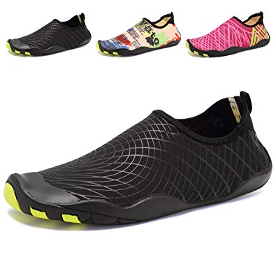 ToLFE Men Women Barefoot Quick-Dry Water Aqua Shoes Skin Flexible Socks ...